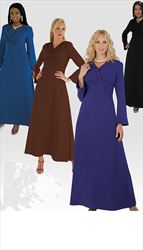 1pc Georgette Ladies Sunday Dress With Gathered Draperied Design On Top