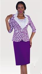 2pc PeachSkin Sunday Dress For Church - PU