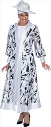 DCC - DCC4472 Dress with Duster Jacket and Bishop Sleeves