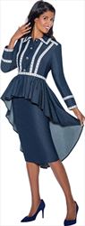 Devine Sport High-low Denim 2pc Skirt Set 63772