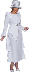 DCC Layered Asymmetrical Panel Design with Waist Cape Styling 4212