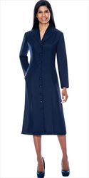 GMI G11674-Navy- One Piece Church Dress