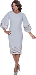 Nubiano Dresses DN731 - Dress with Embellished Cutouts