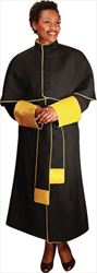 Papal Church Robe Satin Cuffs and Collar