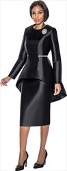 Terramina 2 PC Skirt Suit with High Low Styling 7065