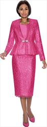 Terramina 3 PC Lace Skirt Suit 7069