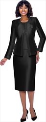 Terramina Women Church Suit with Embellished Trim on Jacket 7637