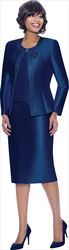 Terramina Women Church Suit with Embellished Trim on Jacket 7637