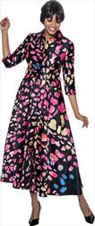 Terramina 7956 - Multi Color Print Dress