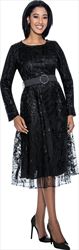 Terramina 7974 - Black Illusion Overlay Dress