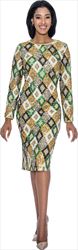 Terramina 7981 - Multi-Color Dress with Sequins