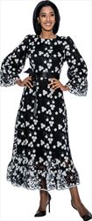 Terramina 7007 - Lace Dress with Floral Motif