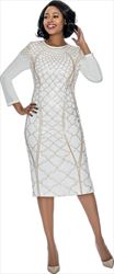 Terramina 7979 - Dress with Gold Detailing